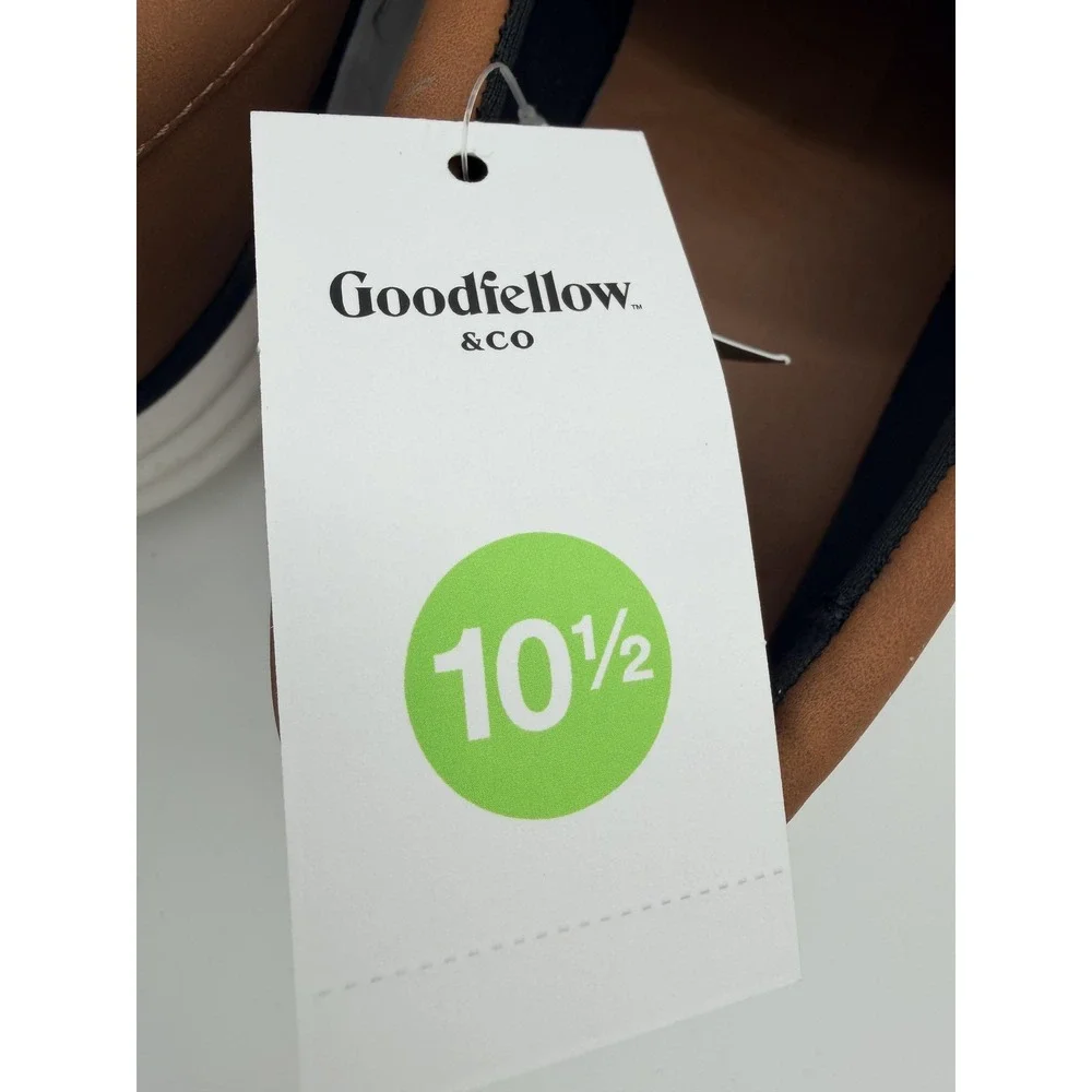 Goodfellow‎ & Co Kobi Shoes Mens Size 10.5 Brown Slip On Loafer Casual Comfort